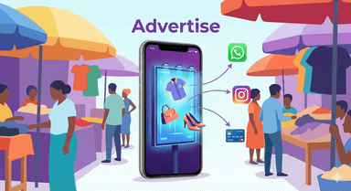 Online store illustration